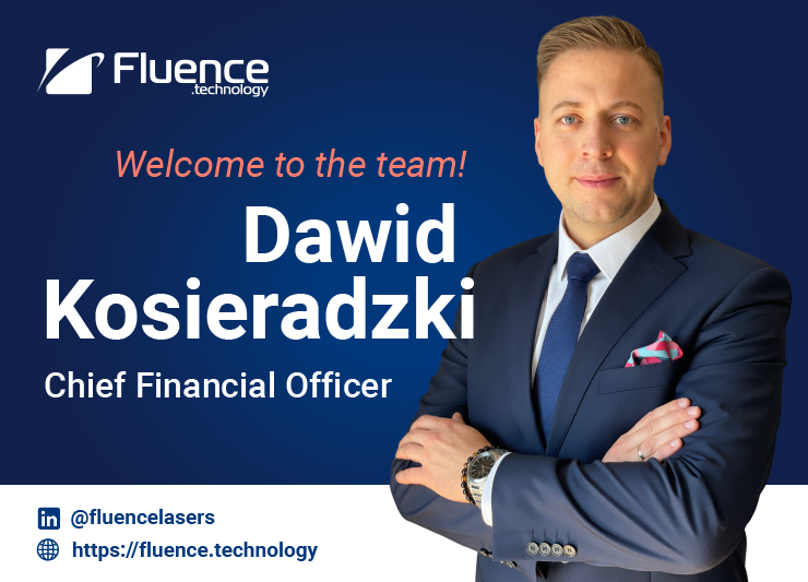 Fluence introduce the new member - Dawid Kosieradzki - Chief Financial Officer